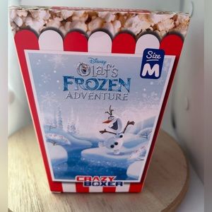 Disney Frozen Olafs Adventure Mens Crazy Boxer Underwear M NWT